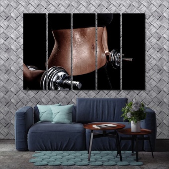 Fitness large wall decoration