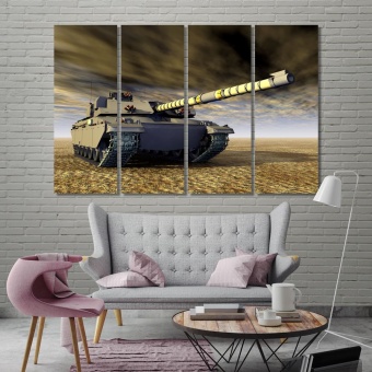 Tank modern wall art for living room