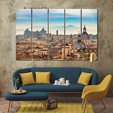 Rome artistic prints on canvas, Italy home decor paintings