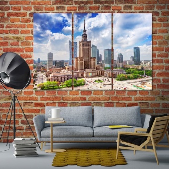 Warsaw living room wall decor
